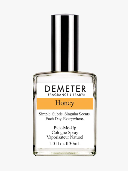 Demeter Honey Cologne Spray in branded component on a light gray background