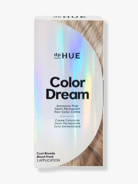 DpHue Color Dream Demi-Permanent Kit holographic box on light gray background